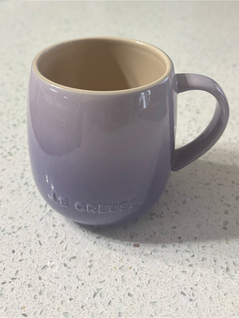 Le Creuset Lavender Ceramic Mug with Cream Interior